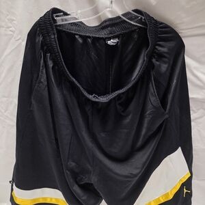 Jordan Black and Yellow Athletic Shorts